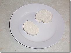 Sliced in half it didn't last long!