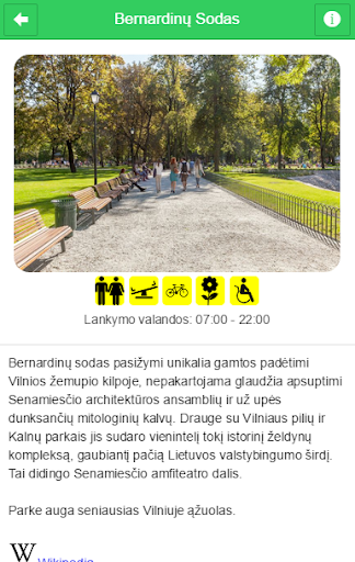 【免費旅遊App】Vilniaus Parkai-APP點子