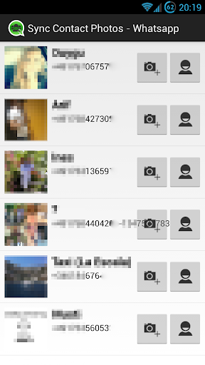 Sync Contact Photos - WhatsApp