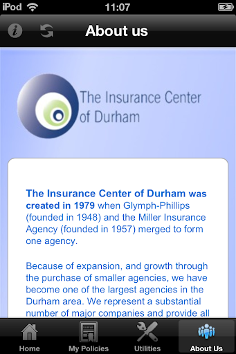 【免費生產應用App】Insurance Center of Durham-APP點子