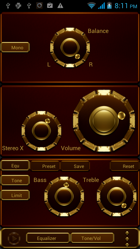 HAMOND Poweramp skin Screen 2