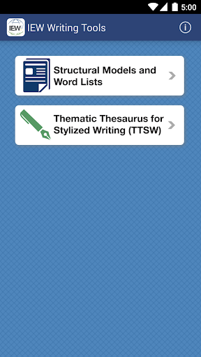 IEW Writing Tools