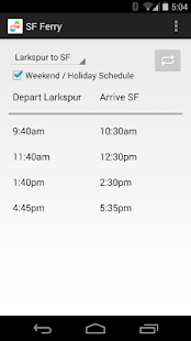 How to download SF Ferry Schedule 1.5.2 apk for pc