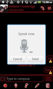 Free GO SMS Black & Red APK
