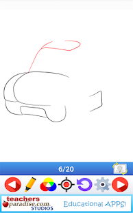 Learn to Draw Cartoon Vehicles Screenshots 4
