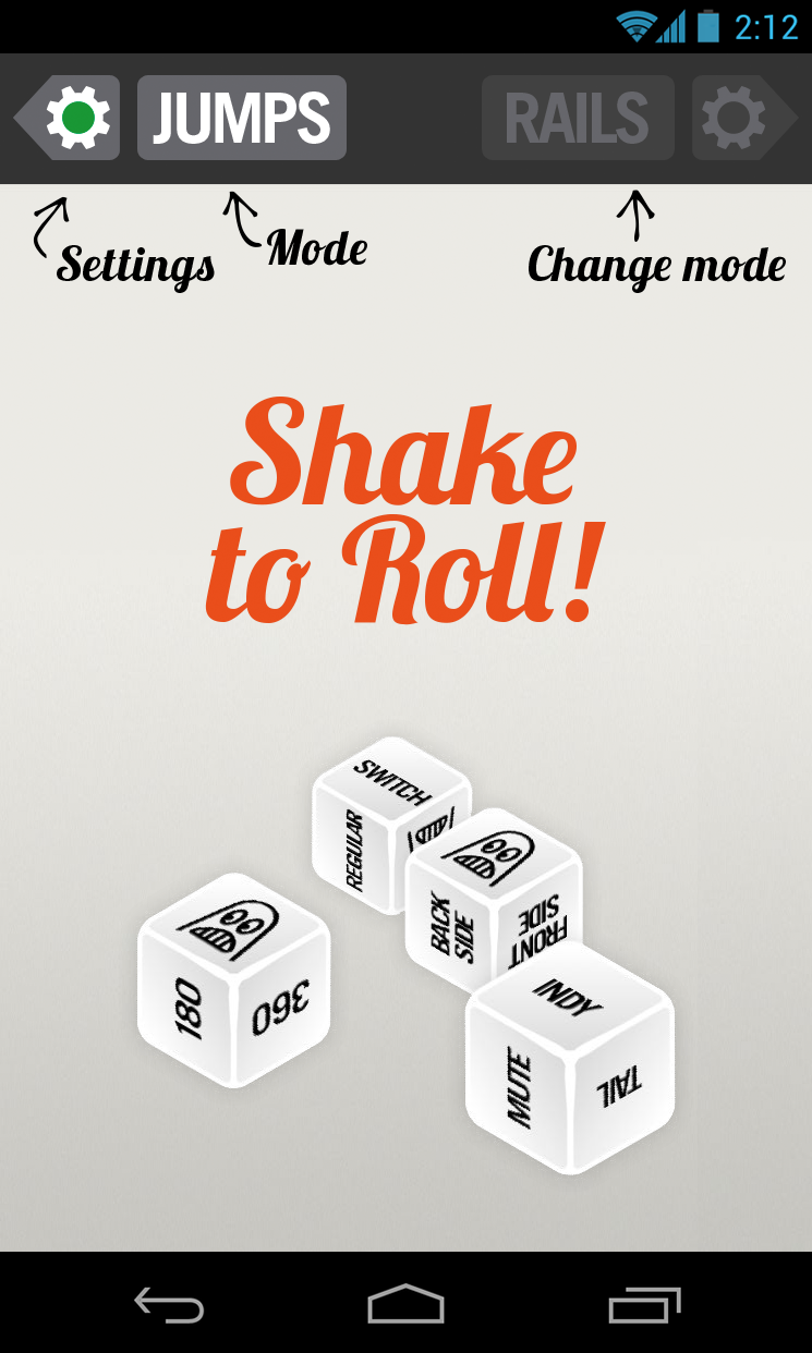 Switch Dice Screen 1