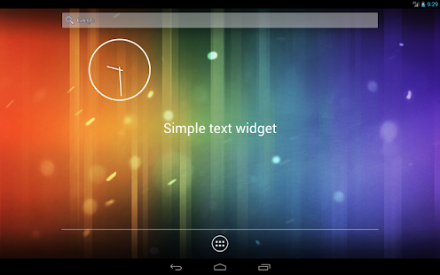 Simple Text Widget