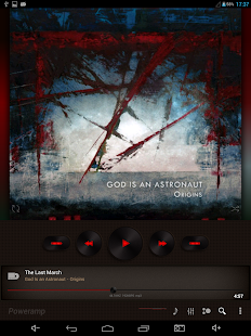 【免費音樂App】Poweramp skin Brown with Red-APP點子