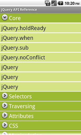 jQuery API Reference