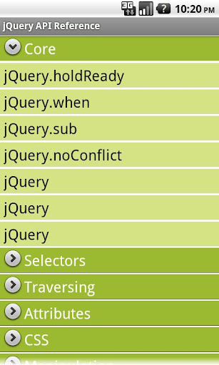 jQuery API - Android Apps on Google Play