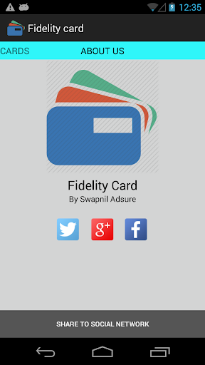 Fidelity Card