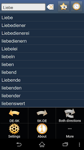 German Slovak dictionary