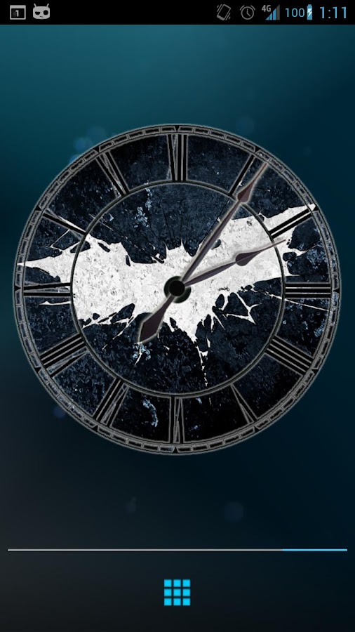 Dark Knight Rises Clock Screen 3