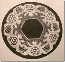 lace waterlily hexagon