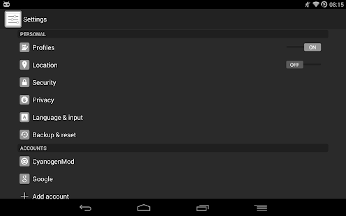 Grigio Theme CM11 v1.4 Grigio Theme CM11 - screenshot thumbnail
