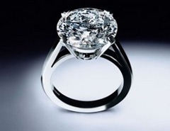 De Beers Platinum Engagement Ring