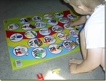 baby letter game