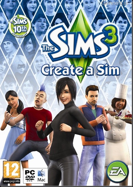 Sims 3 Create A Sim cover