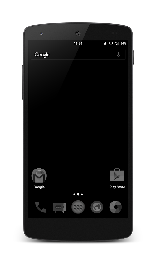 Android application Black - CM12 screenshort