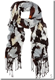 Diane von Furstenberg Joss leopard-print voile scarf