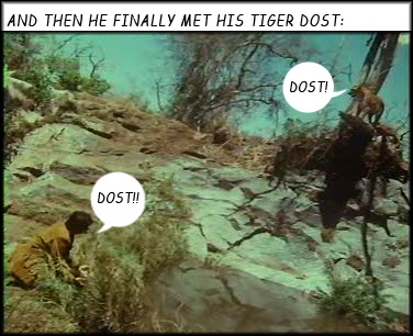 Shashi Kapoor and the tiger
