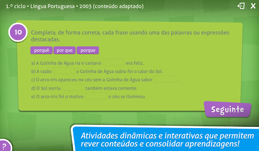 Provas Finais Português Demo Screenshots 3