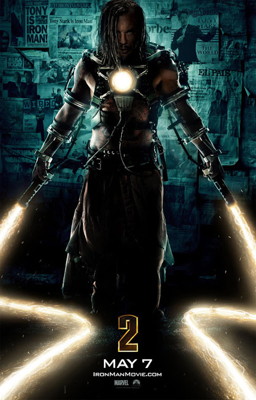 Iron Man 2, movie, poster cover, dvd