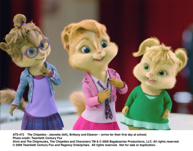 Chipettes, alvin, chipmunks, The Squeakuel