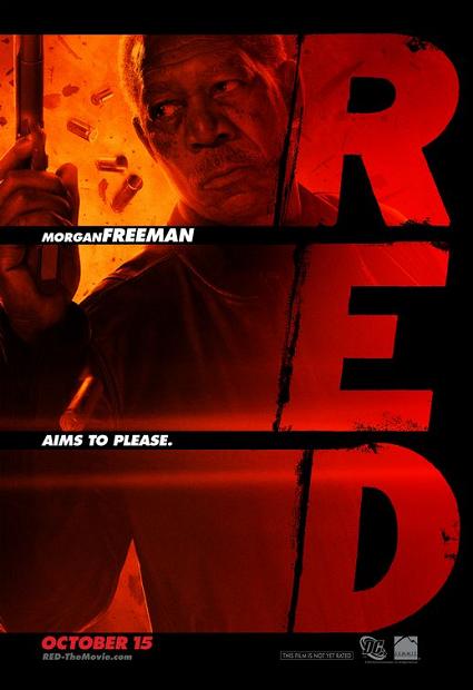 Morgan freeman, red, movie, poster