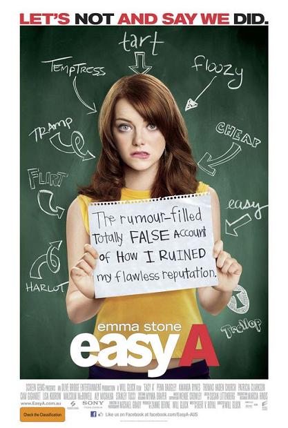 Easy A, movie, poster