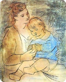 Pablo_Picasso_Mother_And_Child