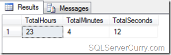 Hours, minutes, seconds in T-SQL