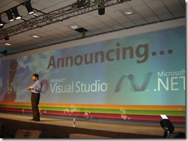 Somasegar announcing release of VS 2010
