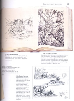 tekening uit boek