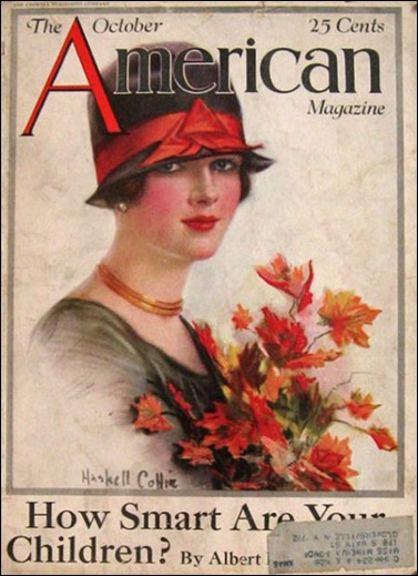 1926 American Magazine Cover  Haskell Coffin