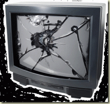 broken TV