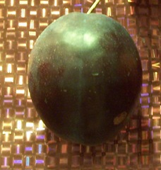 Large plum ... black