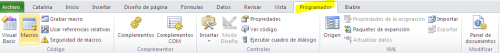 Cómo habilitar la cinta de opciones Programador en Excel 2010_imagen4