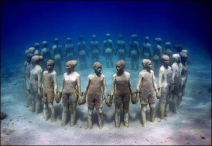 sculptura sub apa