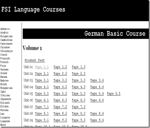 FSI Language Courses - German Basic_1302356818338