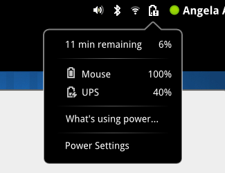 power menu gnome 3