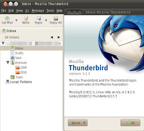 thunderbird 3.1.1 ubuntu