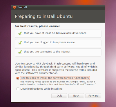 Ubuntu 10.10 screenshots installer