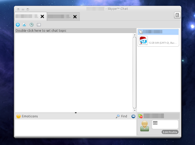 Skype tabs linux