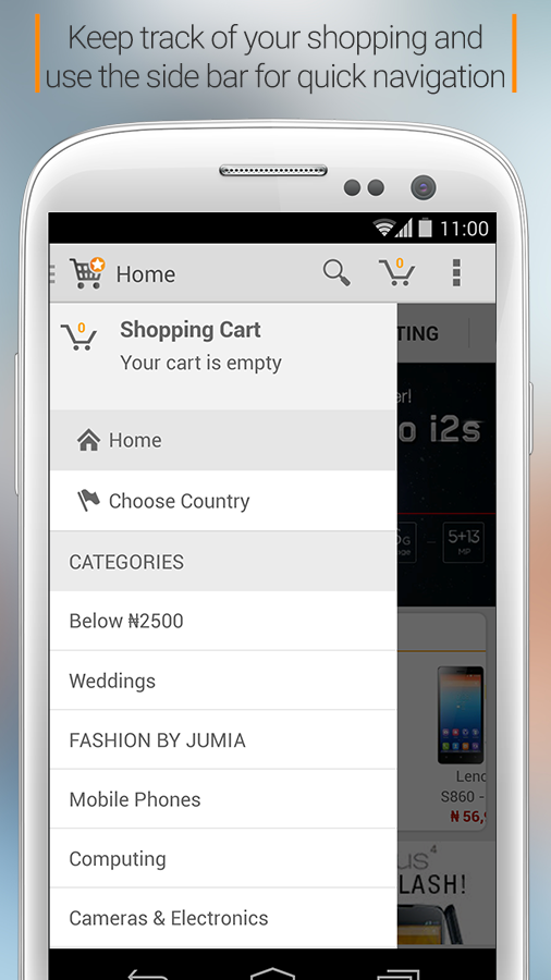 JUMIA Online shopping screenshot