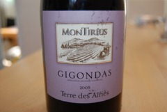 Gigondas Montirius Terre des Aînés 2005 från producenten Montirius