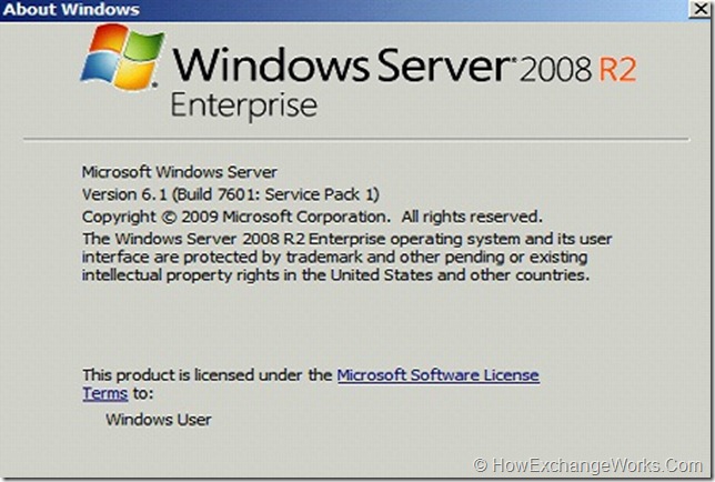Windows 2008 R2 SP1
