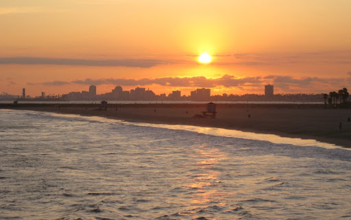 Sunset from Seal Beach Pier