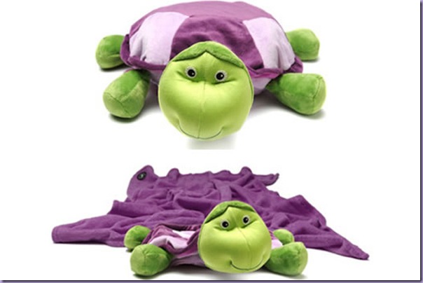 Tartaruga-Plush-Travesseiro-Cobertor-Brinquedo