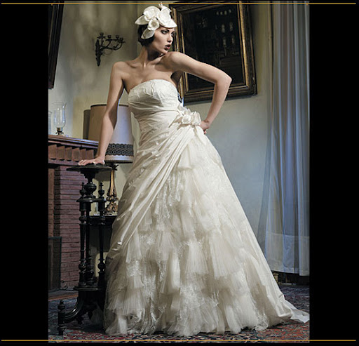 Modern Tiers Bridal Gown 2010